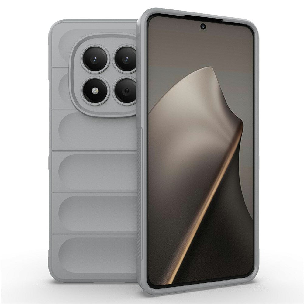 For Xiaomi Redmi Note 15 Pro 4G (Global) Case Anti-Drop Soft TPU Rugged Phone Back Cover - Light Grey