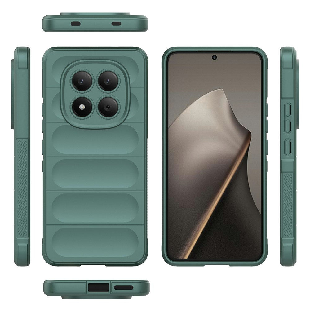 For Xiaomi Redmi Note 15 Pro 4G (Global) Case Anti-Drop Soft TPU Rugged Phone Back Cover - Green