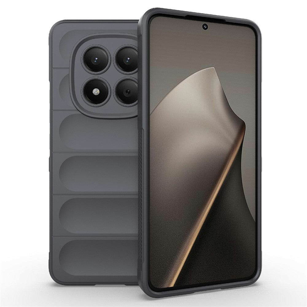 For Xiaomi Redmi Note 15 Pro 4G (Global) Case Anti-Drop Soft TPU Rugged Phone Back Cover - Dark Grey