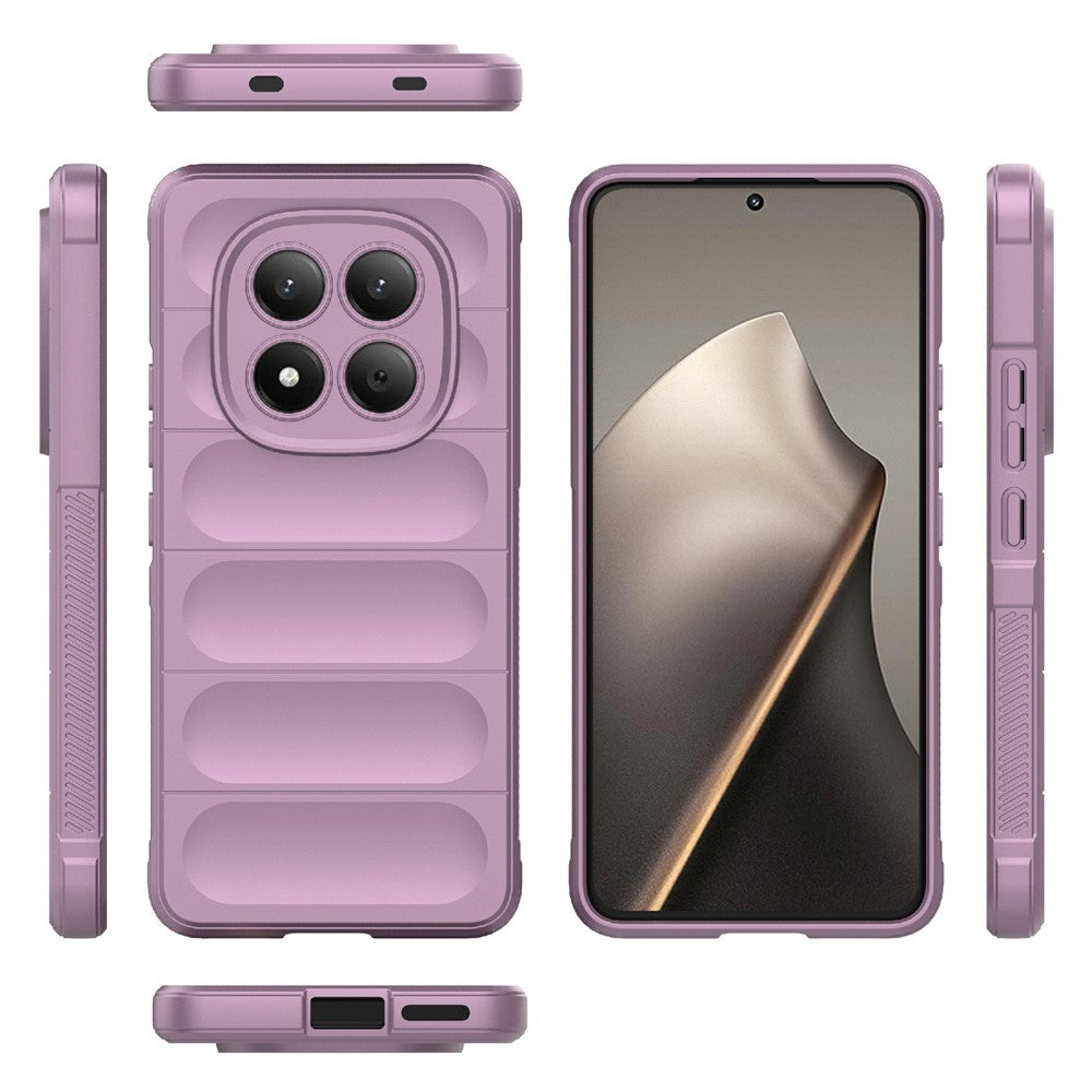 For Xiaomi Redmi Note 15 Pro 4G (Global) Case Anti-Drop Soft TPU Rugged Phone Back Cover - Light Purple
