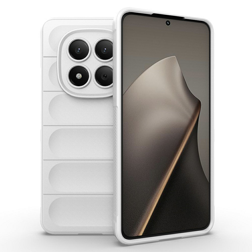 AMORUS For Xiaomi Redmi Note 15 Pro 4G (Global) Case Shockproof Soft TPU Rugged Phone Back Cover - White