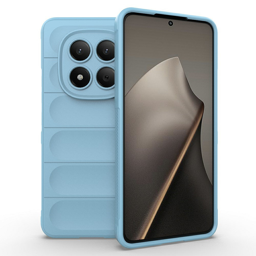 AMORUS For Xiaomi Redmi Note 15 Pro 4G (Global) Case Shockproof Soft TPU Rugged Phone Back Cover - Baby Blue