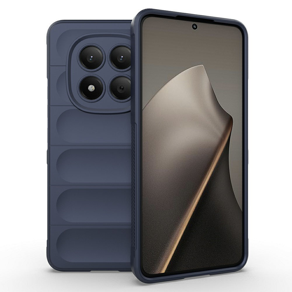 AMORUS For Xiaomi Redmi Note 15 Pro 4G (Global) Case Shockproof Soft TPU Rugged Phone Back Cover - Dark Blue