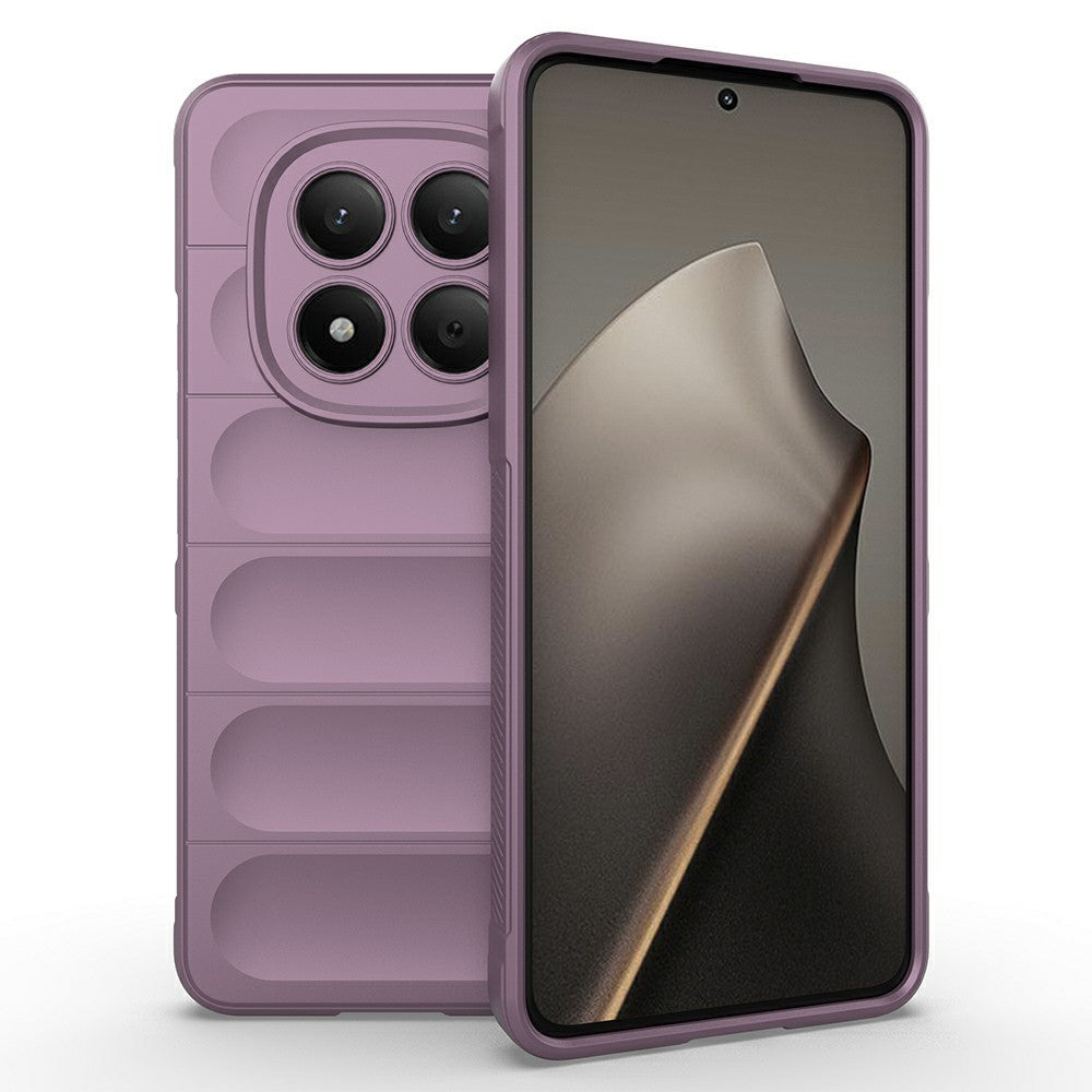 AMORUS For Xiaomi Redmi Note 15 Pro 4G (Global) Case Shockproof Soft TPU Rugged Phone Back Cover - Light Purple