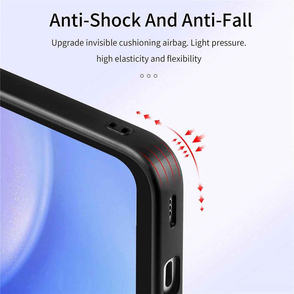 For Samsung Galaxy A57 5G Case Shockproof Slim Retro Leather Phone Back Cover - Brown