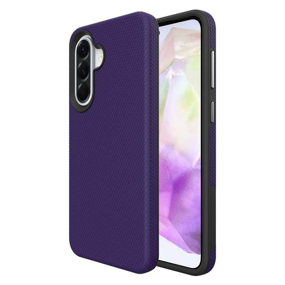 For Samsung Galaxy A57 5G Magnetic Case Shockproof TPU + PC Phone Cover - Purple