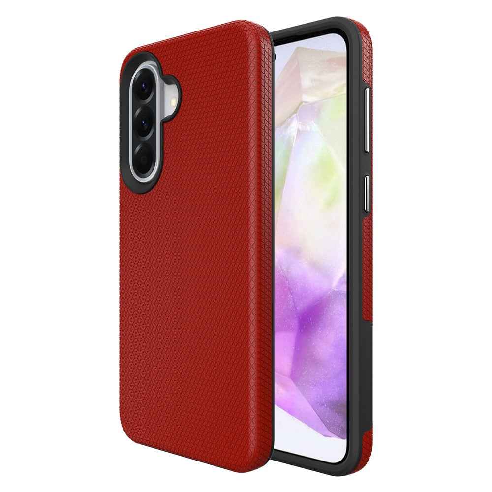 For Samsung Galaxy A57 5G Magnetic Case Shockproof TPU + PC Phone Cover - Red
