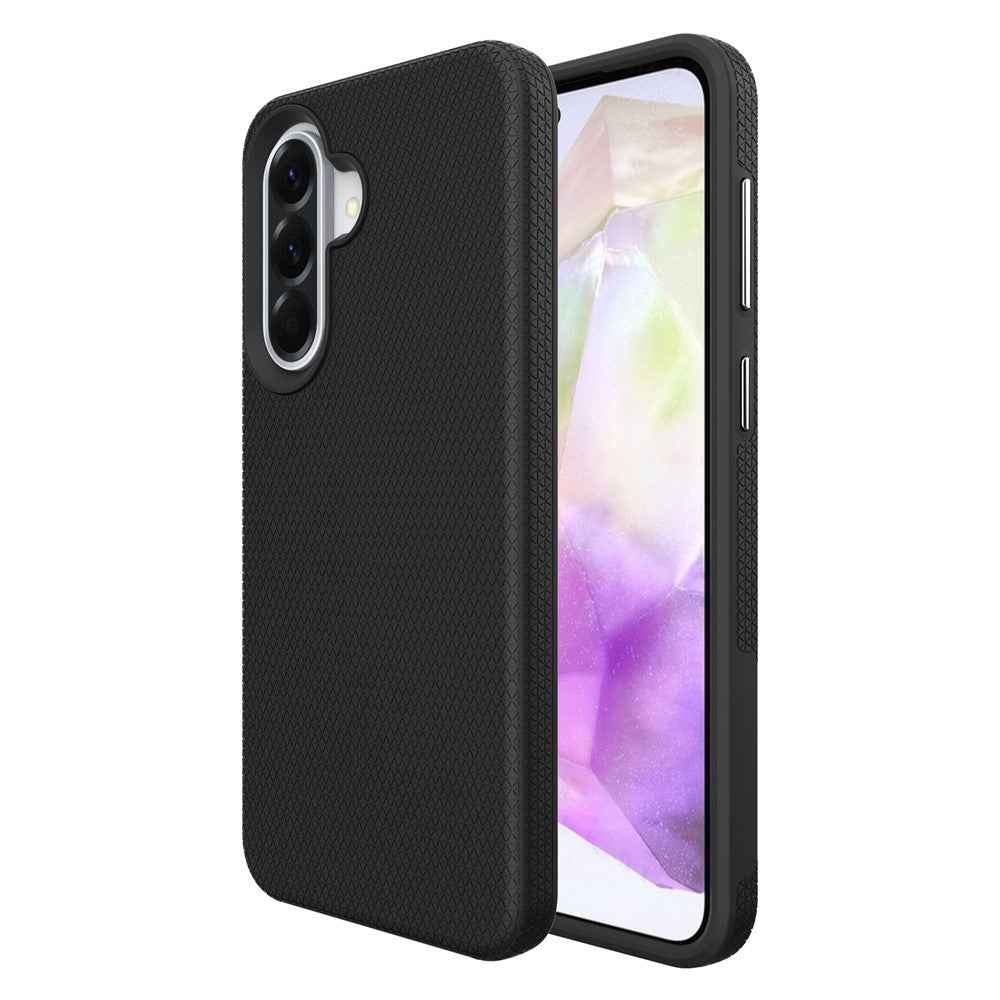 For Samsung Galaxy A57 5G Magnetic Case Shockproof TPU + PC Phone Cover - Black