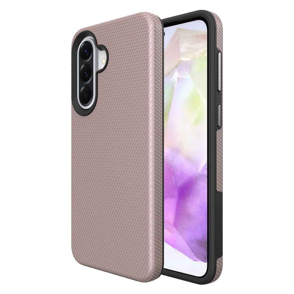 For Samsung Galaxy A57 5G Magnetic Case Shockproof TPU + PC Phone Cover - Rose Gold