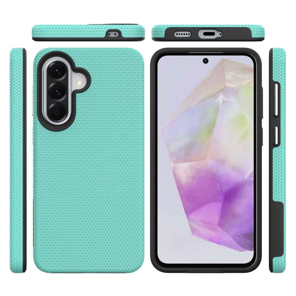 For Samsung Galaxy A57 5G Case TPU + PC Four Corner Anti-Drop Phone Cover - Mint Green