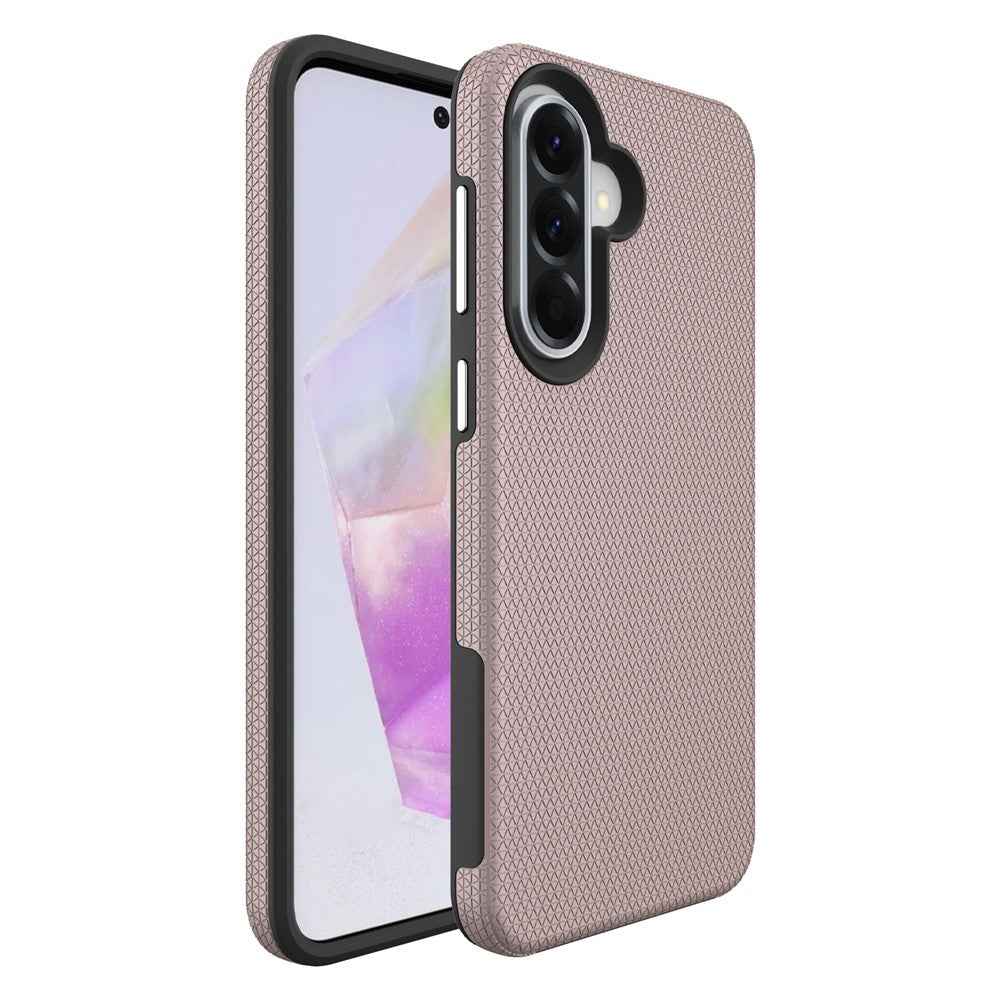 For Samsung Galaxy A57 5G Case TPU + PC Four Corner Anti-Drop Phone Cover - Rose Gold