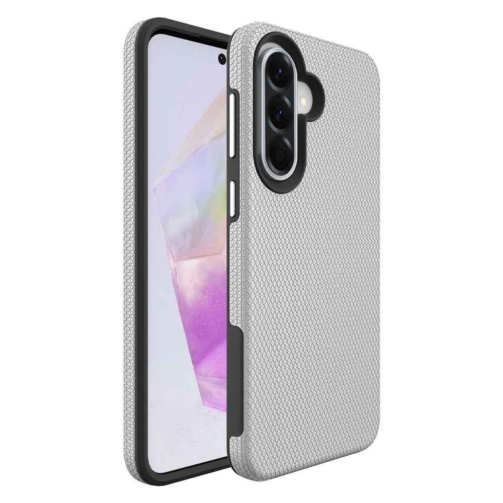For Samsung Galaxy A57 5G Case TPU + PC Four Corner Anti-Drop Phone Cover - Silver