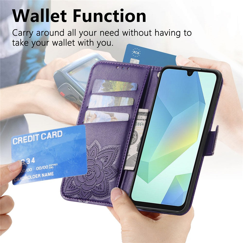 For vivo X300 Pro 5G Case with Strap Butterfly Pattern PU Leather Wallet Phone Cover - Dark Purple