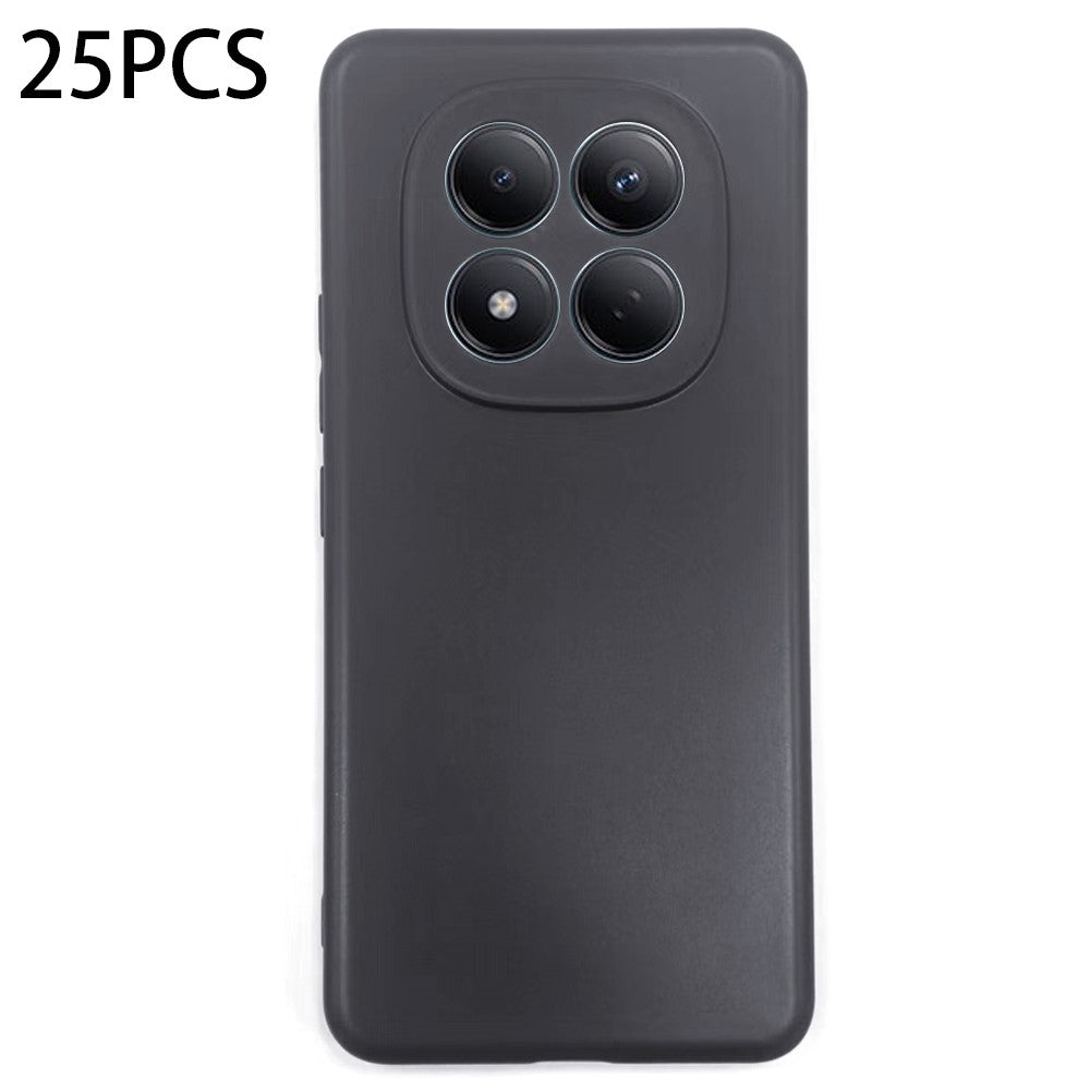Bulk Purchasing 25Pcs For Xiaomi Redmi Note 15 Pro 4G (Global) Case 1.2mm TPU Matte Phone Cover - Black