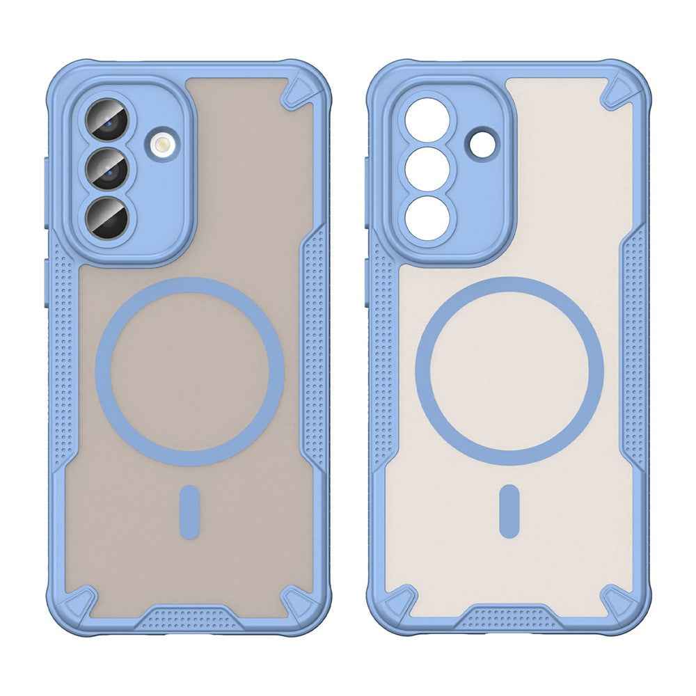For Samsung Galaxy A57 5G Magnetic Case TPU + PC Phone Back Cover - Blue