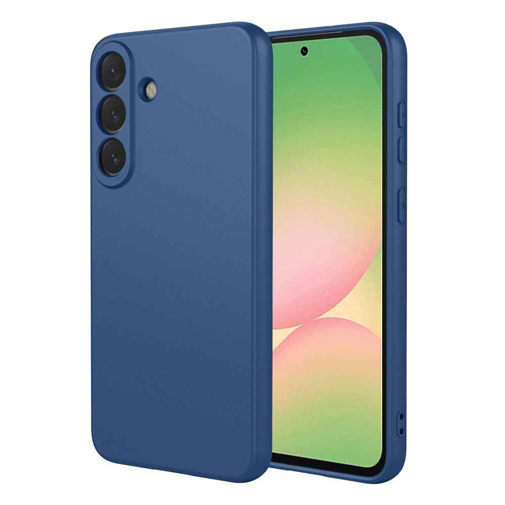 For Samsung Galaxy A57 5G Case Liquid Silicone Feel Soft TPU Protective Phone Cover - Blue