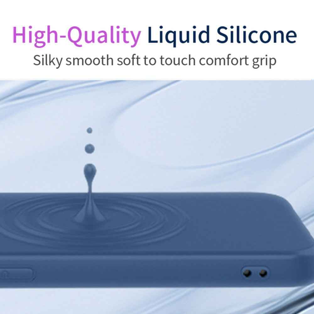 For Samsung Galaxy A57 5G Case Liquid Silicone Feel Soft TPU Protective Phone Cover - Matcha Green