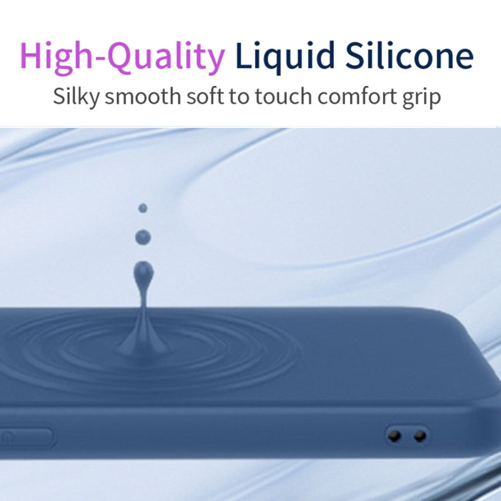 For Samsung Galaxy A57 5G Case Liquid Silicone Feel Soft TPU Protective Phone Cover - Purple