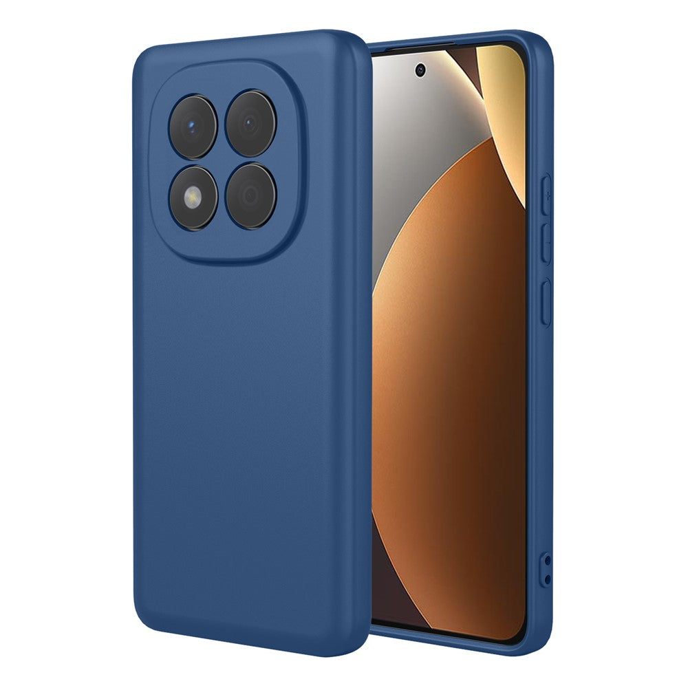 For Xiaomi Redmi Note 15 Pro 4G (Global) Case Liquid Silicone Feel Soft TPU Protective Phone Cover - Blue