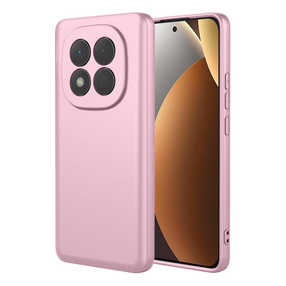 For Xiaomi Redmi Note 15 Pro 4G (Global) Case Liquid Silicone Feel Soft TPU Protective Phone Cover - Pink