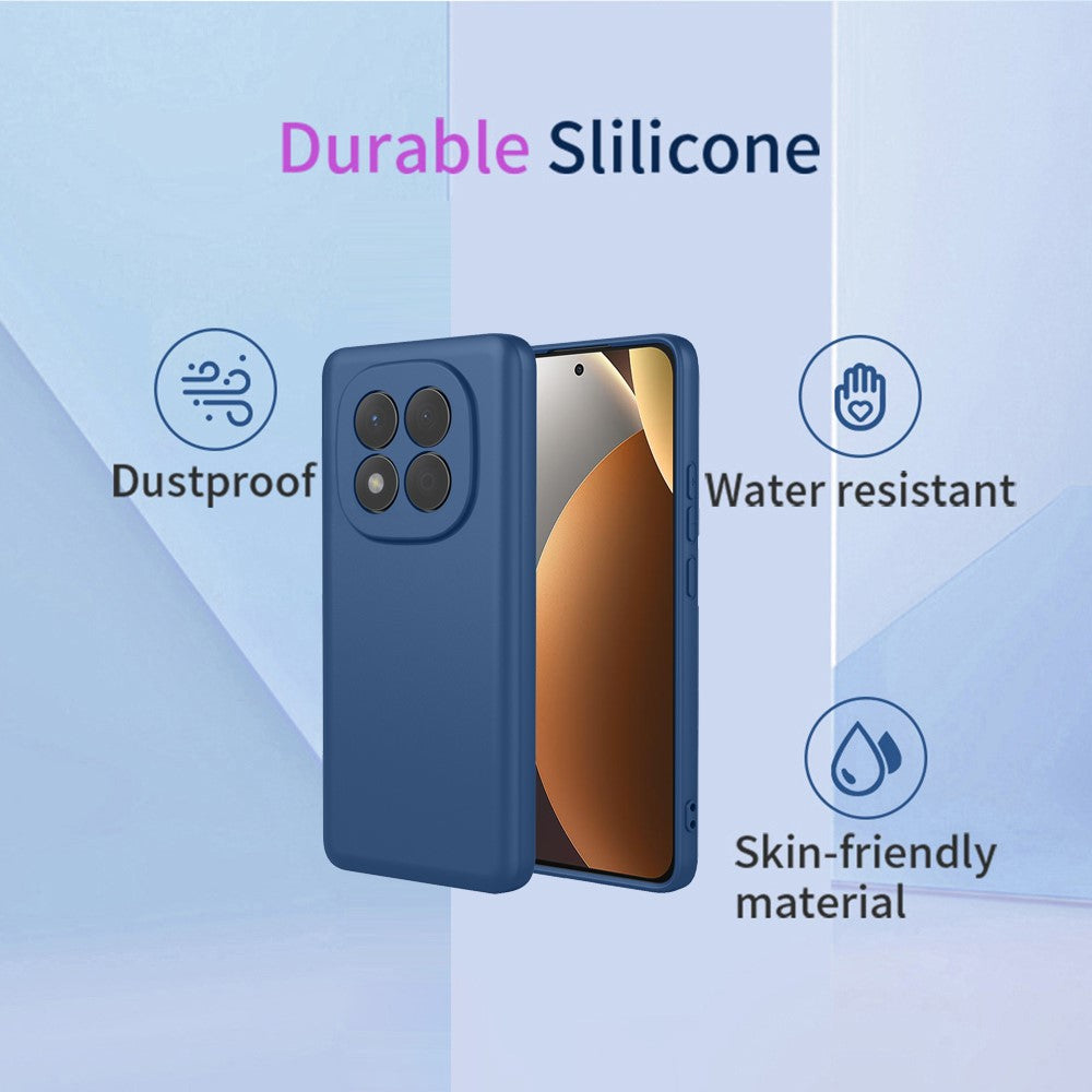 For Xiaomi Redmi Note 15 Pro 4G (Global) Case Liquid Silicone Feel Soft TPU Protective Phone Cover - Pink
