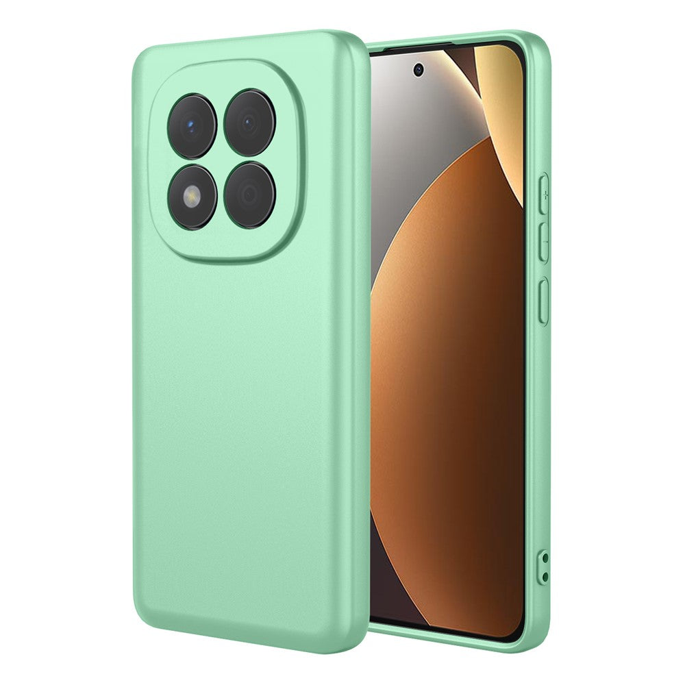 For Xiaomi Redmi Note 15 Pro 4G (Global) Case Liquid Silicone Feel Soft TPU Protective Phone Cover - Matcha Green