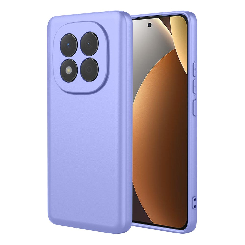 For Xiaomi Redmi Note 15 Pro 4G (Global) Case Liquid Silicone Feel Soft TPU Protective Phone Cover - Purple