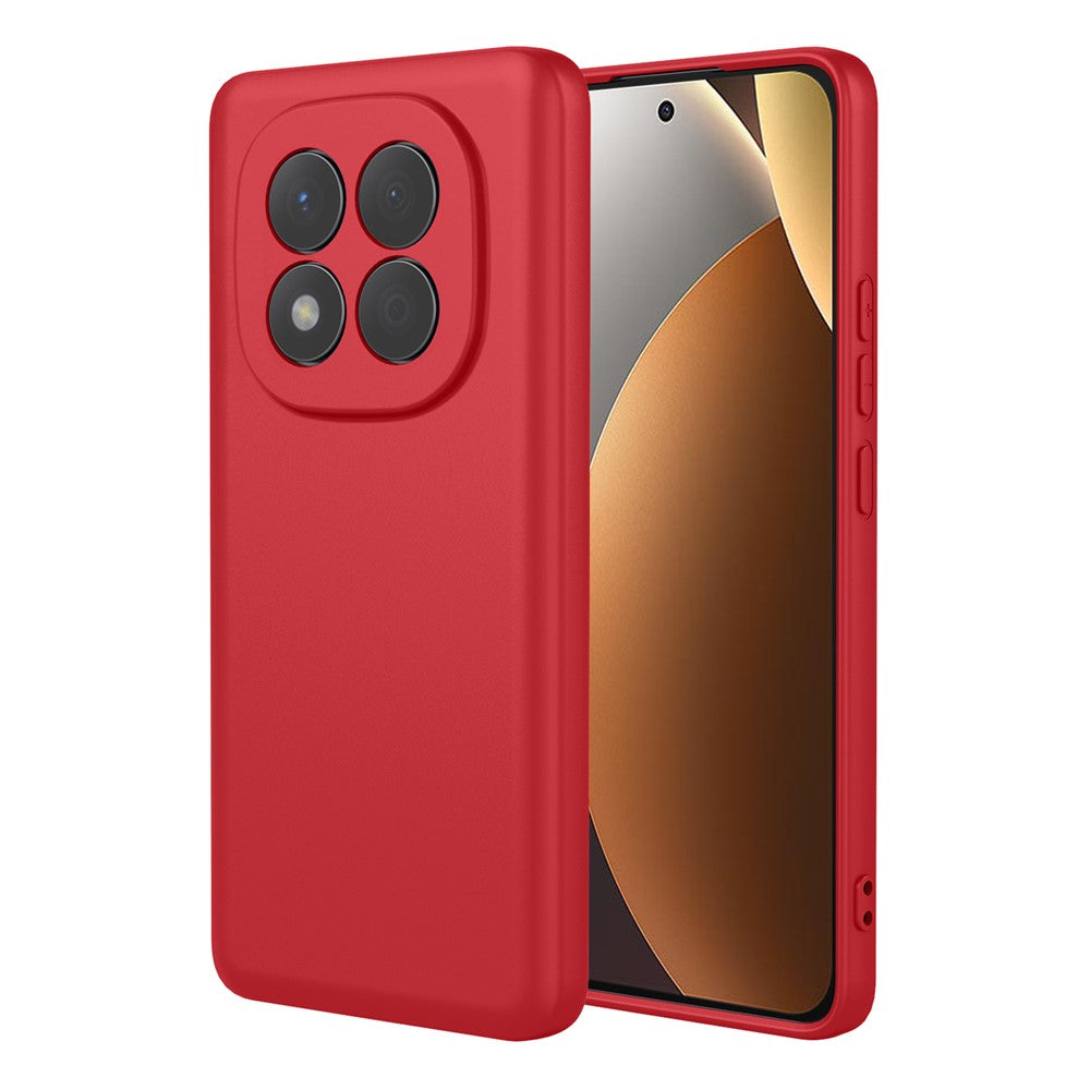 For Xiaomi Redmi Note 15 Pro 4G (Global) Case Liquid Silicone Feel Soft TPU Protective Phone Cover - Red