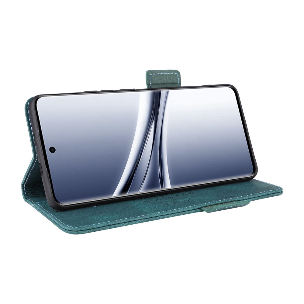 For Xiaomi Redmi Note 15 4G (Global) Case Leather Wallet Flip Phone Cover with Hardware Decor - Blue