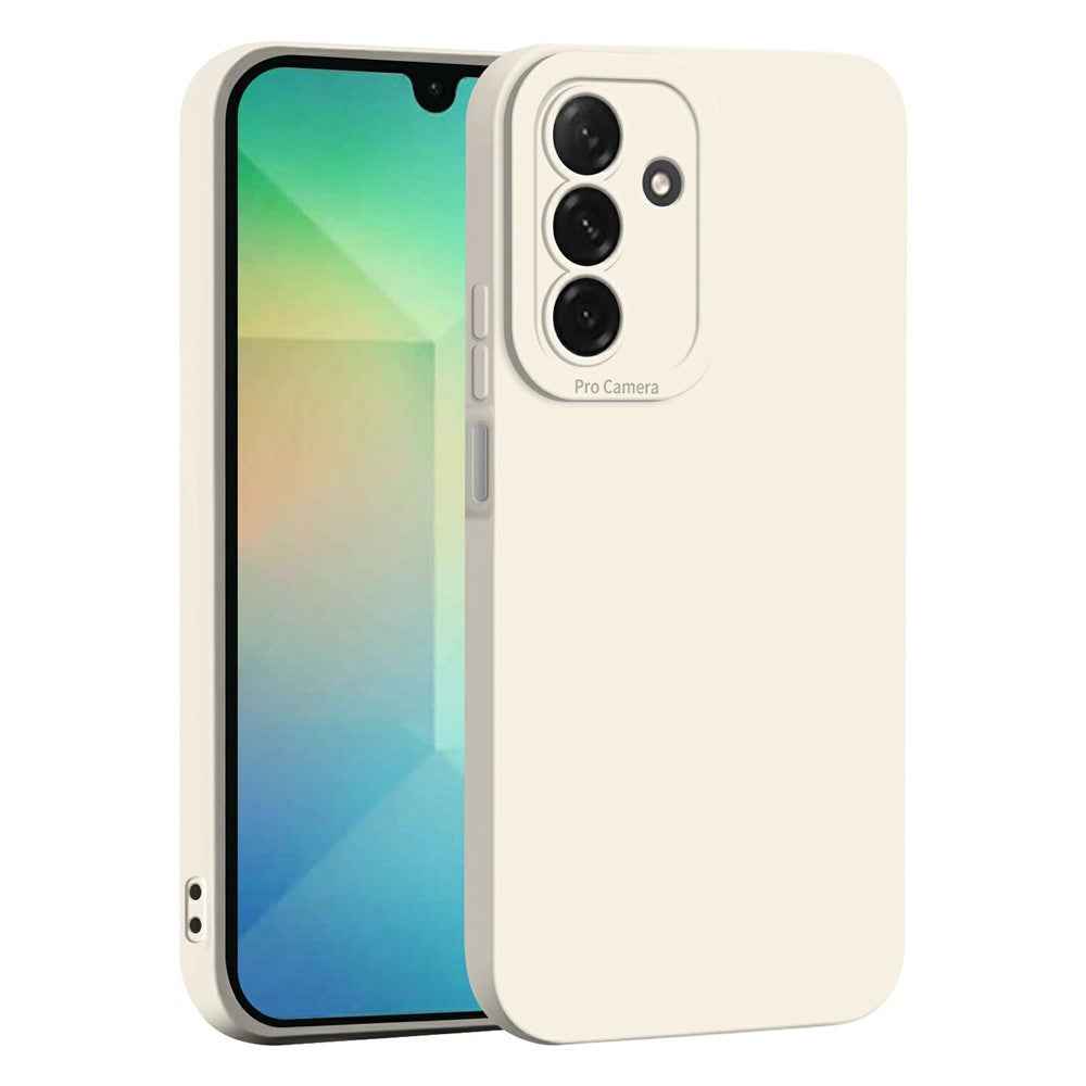 For Samsung Galaxy A57 5G Case Precise Camera Cutouts Soft TPU Shockproof Phone Cover - White