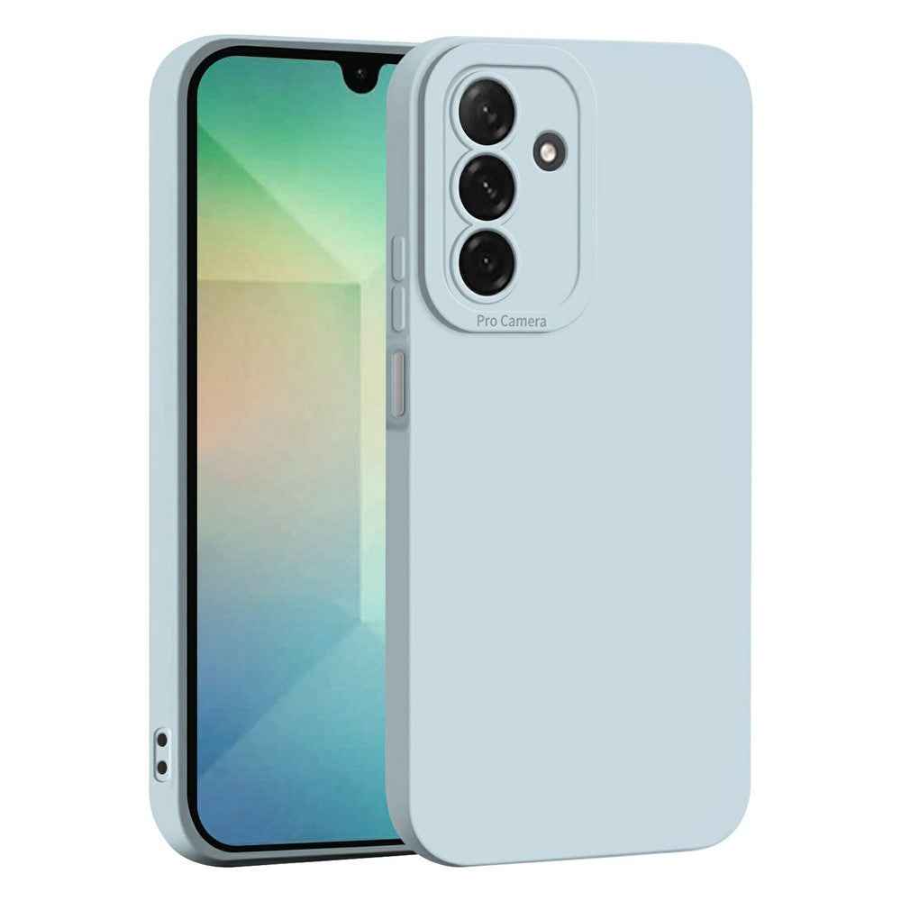For Samsung Galaxy A57 5G Case Precise Camera Cutouts Soft TPU Shockproof Phone Cover - Baby Blue