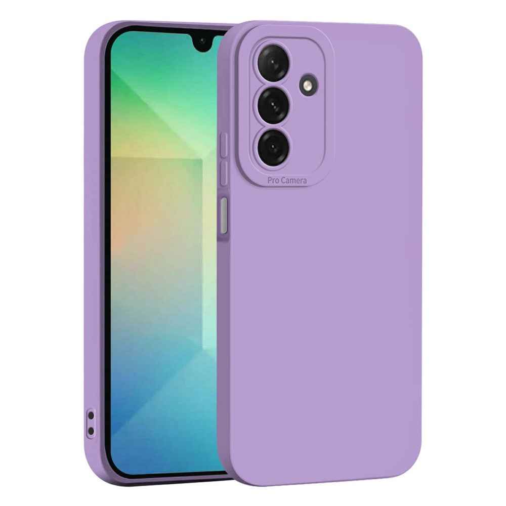 For Samsung Galaxy A57 5G Case Precise Camera Cutouts Soft TPU Shockproof Phone Cover - Purple