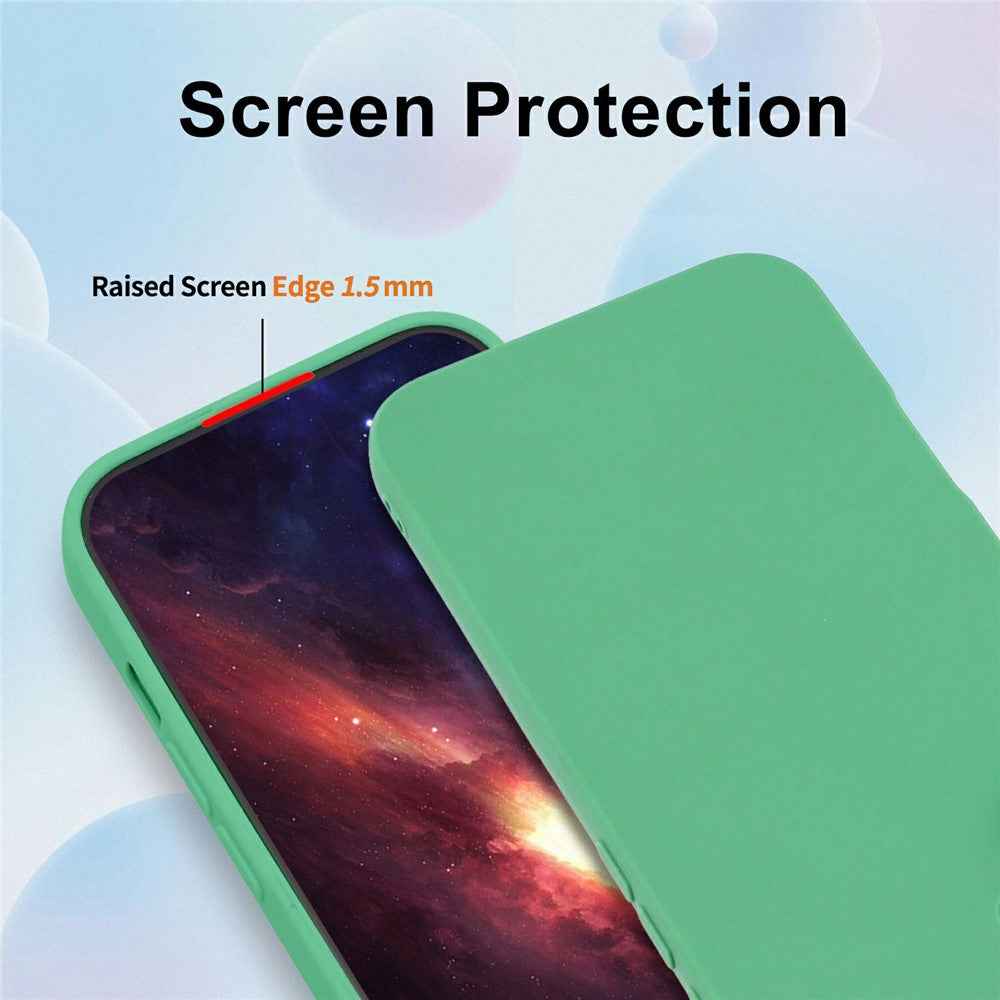 For Samsung Galaxy A57 5G Case Precise Camera Cutouts Soft TPU Shockproof Phone Cover - Green