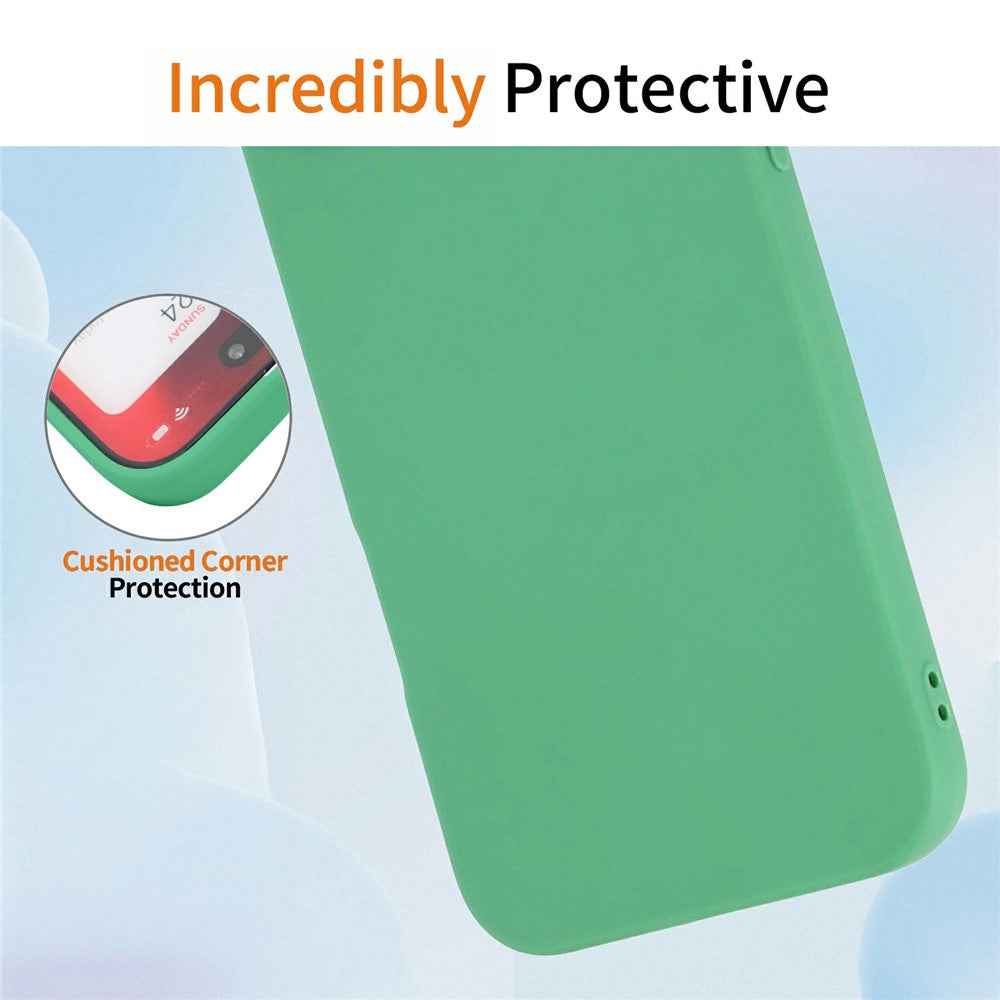 For Samsung Galaxy A57 5G Case Precise Camera Cutouts Soft TPU Shockproof Phone Cover - Green