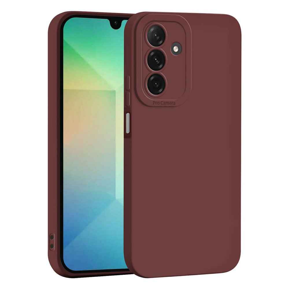 For Samsung Galaxy A57 5G Case Precise Camera Cutouts Soft TPU Shockproof Phone Cover - Wine Red
