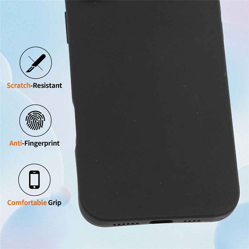 For Samsung Galaxy A57 5G Case Precise Camera Cutouts Soft TPU Shockproof Phone Cover - Black