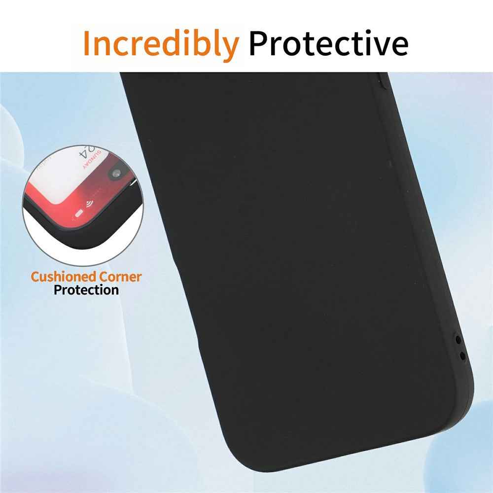 For Samsung Galaxy A57 5G Case Precise Camera Cutouts Soft TPU Shockproof Phone Cover - Black