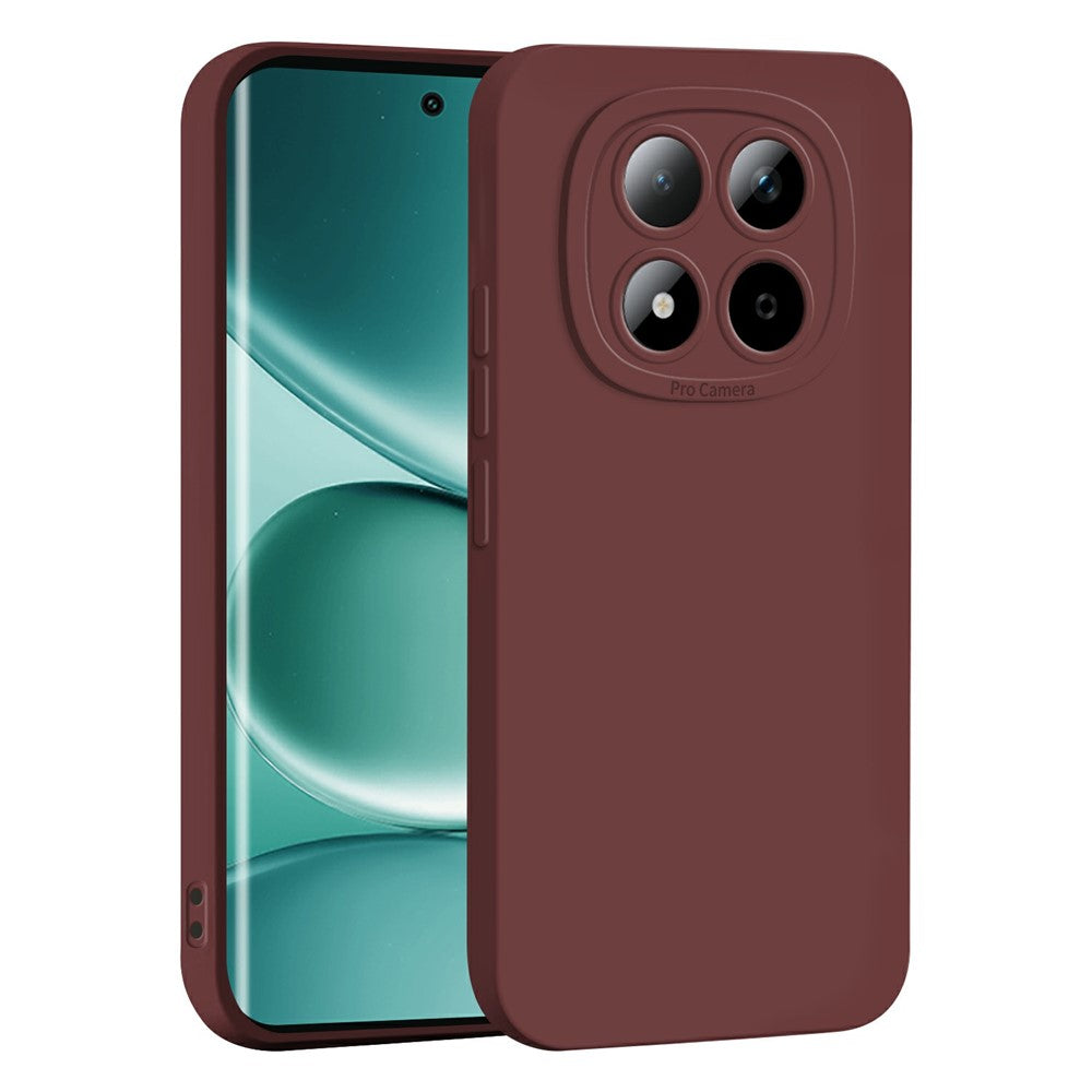 For Xiaomi Redmi Note 15 Pro 5G (Global) Case Precise Camera Cutouts Soft TPU Shockproof Phone Cover - Wine Red