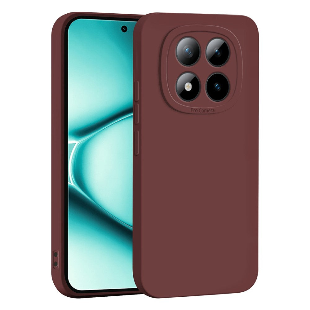 For Xiaomi Redmi Note 15 Pro+ 5G (Global)  /  Poco M8 Pro 5G Case Precise Camera Cutouts Soft TPU Shockproof Phone Cover - Wine Red