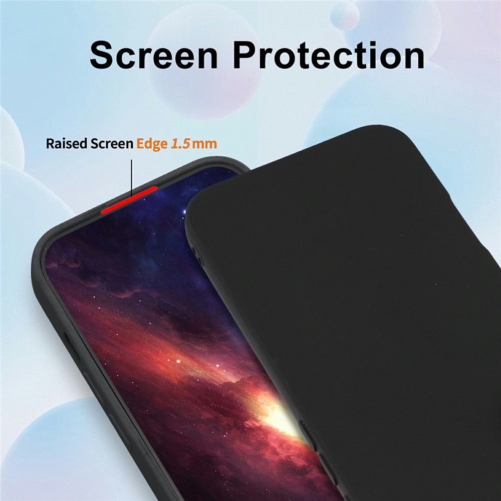 For Xiaomi Redmi Note 15 Pro+ 5G (Global)  /  Poco M8 Pro 5G Case Precise Camera Cutouts Soft TPU Shockproof Phone Cover - Black