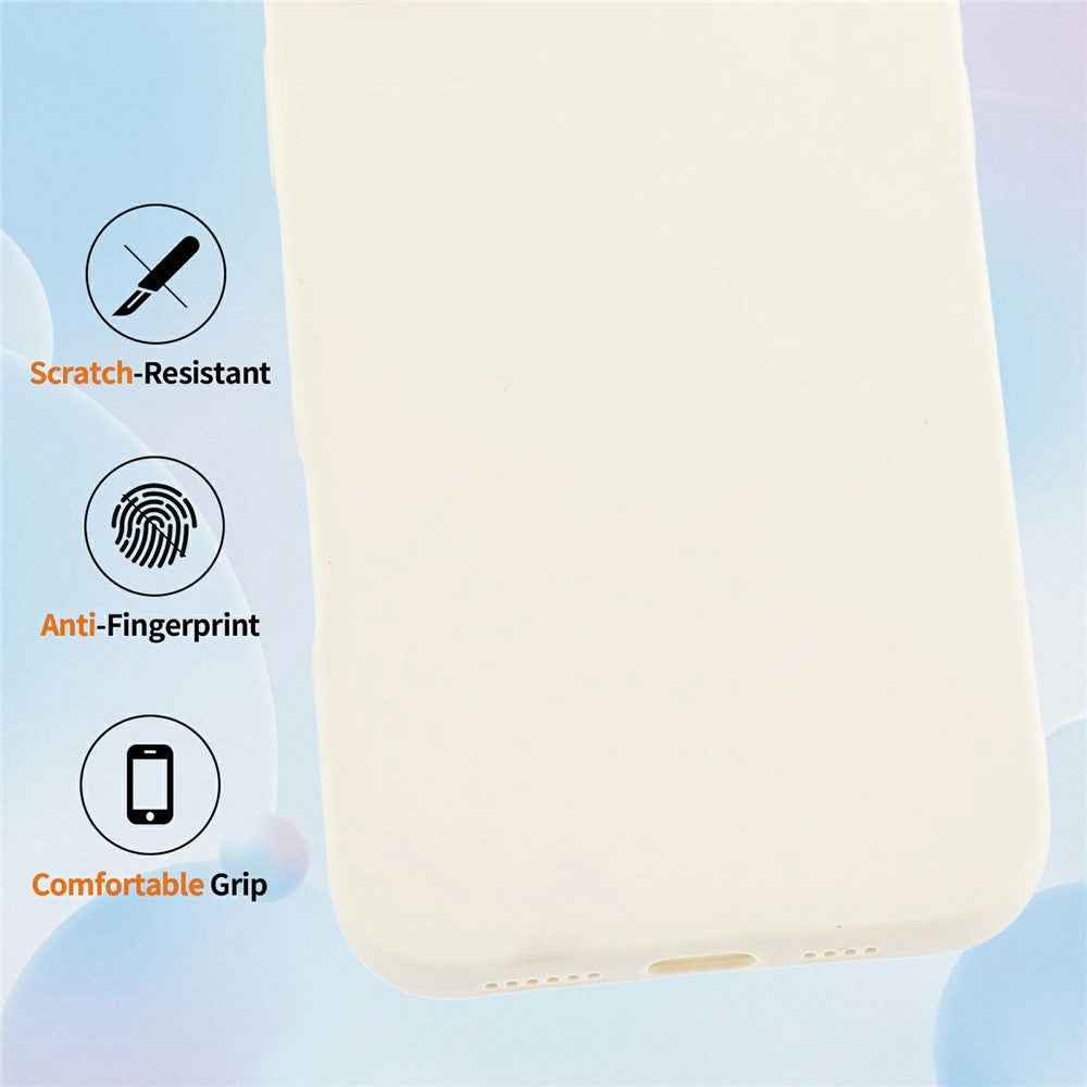 For Xiaomi 17 Pro Case Precise Camera Cutouts Soft TPU Shockproof Phone Cover - White