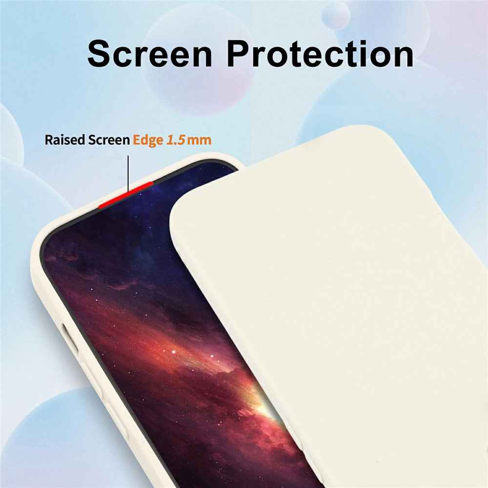 For Xiaomi 17 Pro Case Precise Camera Cutouts Soft TPU Shockproof Phone Cover - White
