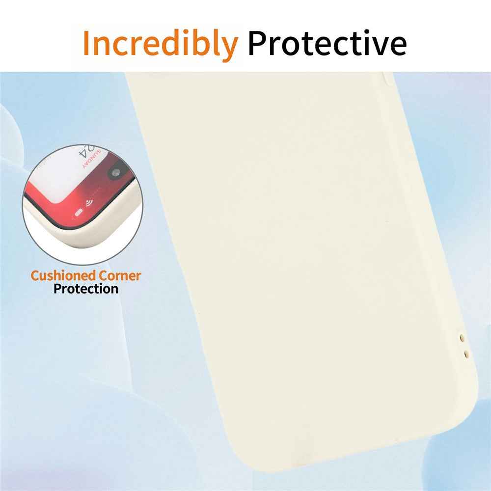 For Xiaomi 17 Pro Case Precise Camera Cutouts Soft TPU Shockproof Phone Cover - White