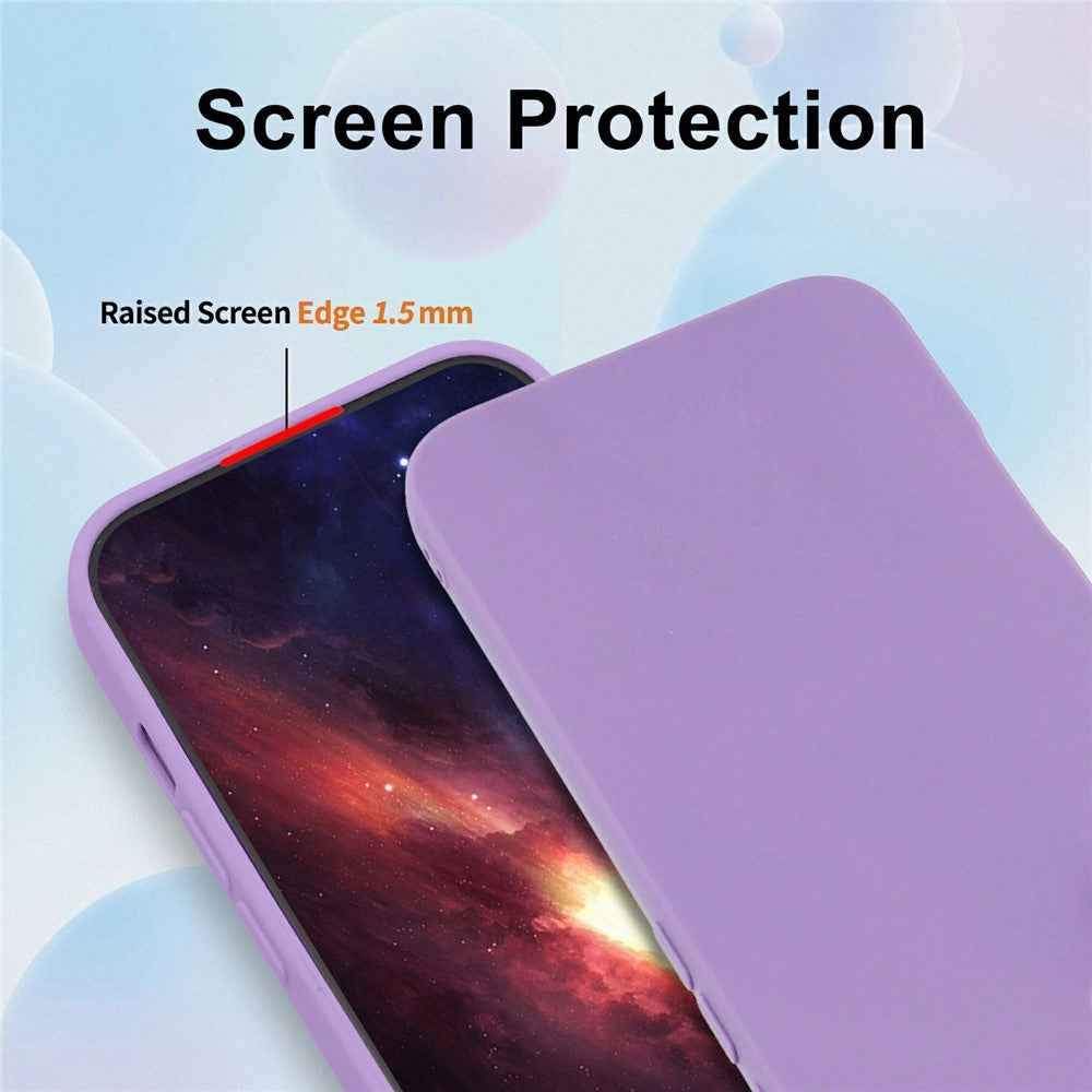 For Xiaomi 17 Pro Case Precise Camera Cutouts Soft TPU Shockproof Phone Cover - Purple
