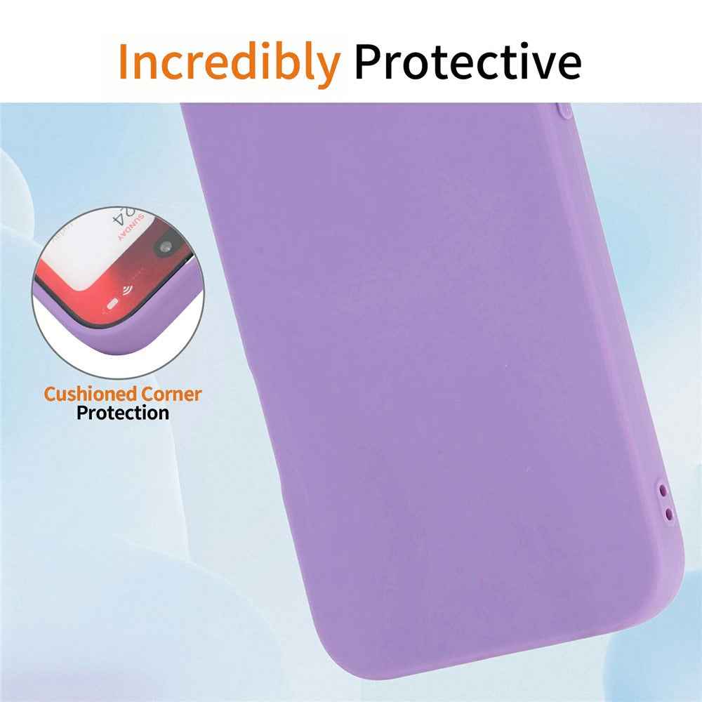 For Xiaomi 17 Pro Case Precise Camera Cutouts Soft TPU Shockproof Phone Cover - Purple