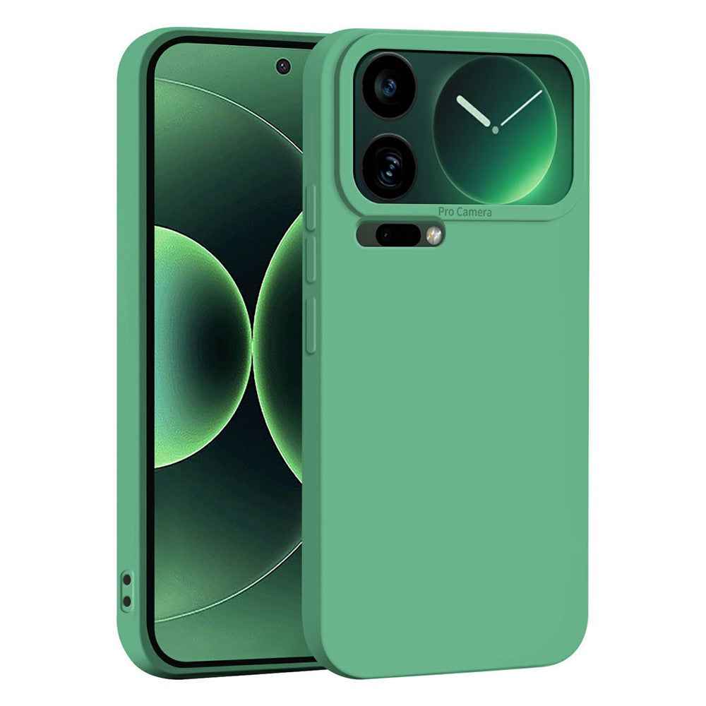 For Xiaomi 17 Pro Case Precise Camera Cutouts Soft TPU Shockproof Phone Cover - Green