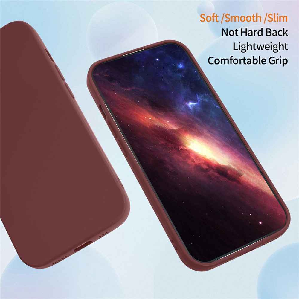 For Xiaomi 17 Pro Case Precise Camera Cutouts Soft TPU Shockproof Phone Cover - Wine Red