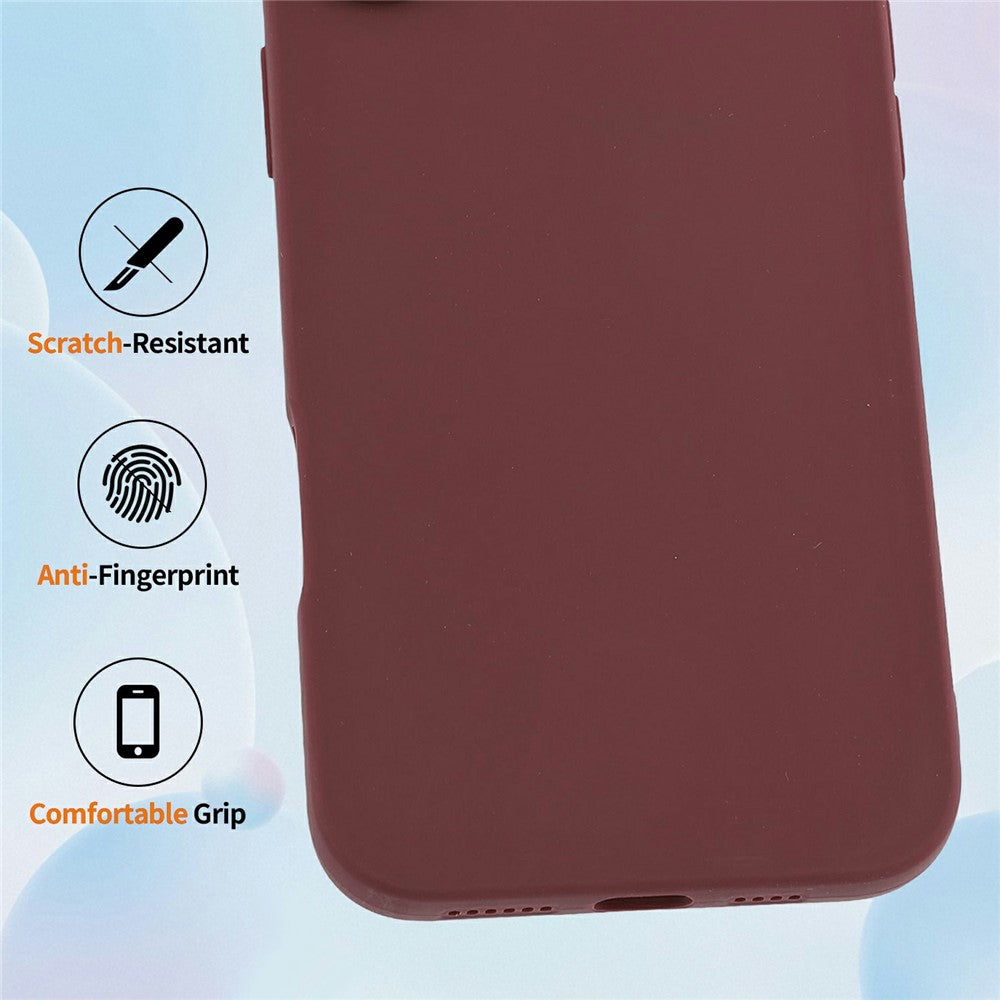 For Xiaomi 17 Pro Max Case Precise Camera Cutouts Soft TPU Shockproof Phone Cover - Wine Red