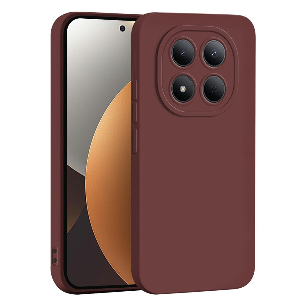 For Xiaomi Redmi Note 15 Pro 4G (Global) Case Precise Camera Cutouts Soft TPU Shockproof Phone Cover - Wine Red