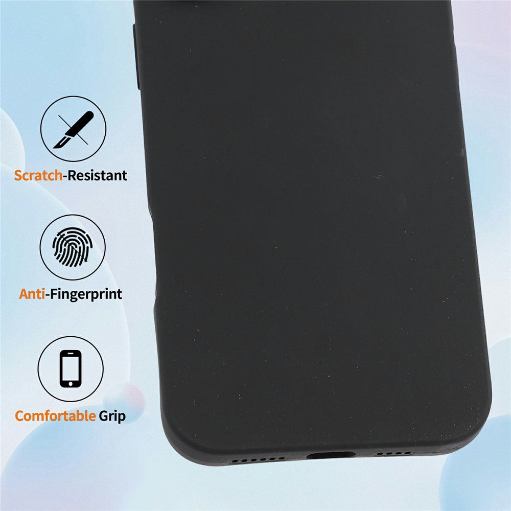 For Xiaomi Redmi Note 15 Pro 4G (Global) Case Precise Camera Cutouts Soft TPU Shockproof Phone Cover - Black